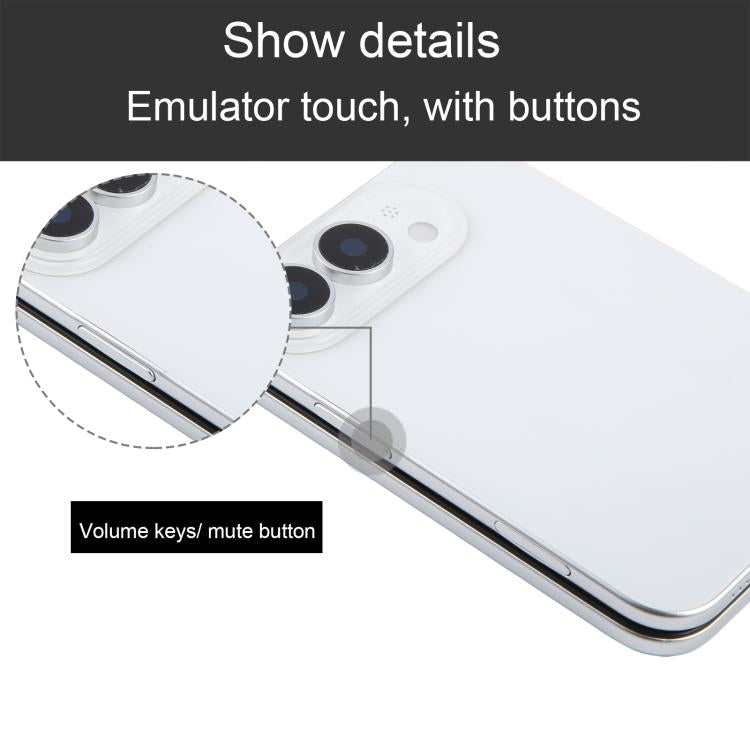 For iPhone Fold Black Screen Non-Working Fake Dummy Display Model