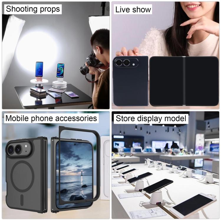 For iPhone Fold Black Screen Non-Working Fake Dummy Display Model