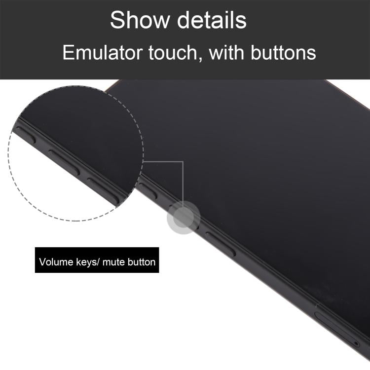 For iPhone 17 Black Screen Non-Working Fake Dummy Display Model