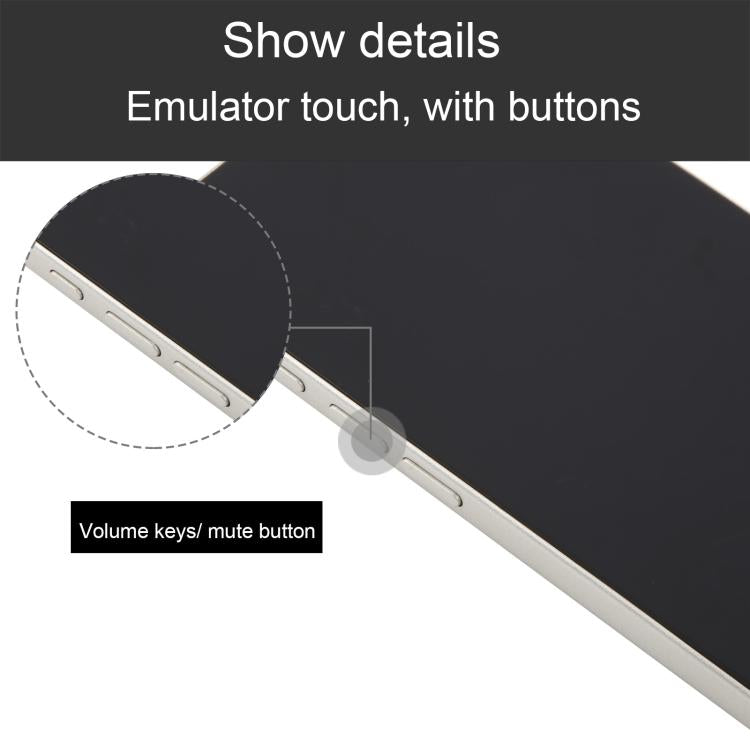 For iPhone 17 Black Screen Non-Working Fake Dummy Display Model