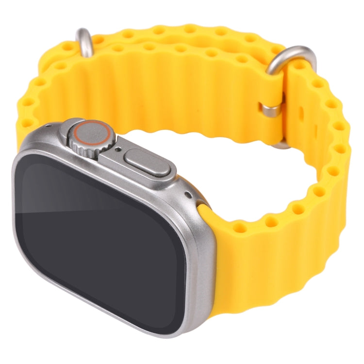 For Apple Watch Ultra 49mm Black Screen Non-Working Fake Dummy Display Model, 49mm Black Screen (Yellow), 49mm Black Screen (Dark Blue), 49mm Black Screen (White)