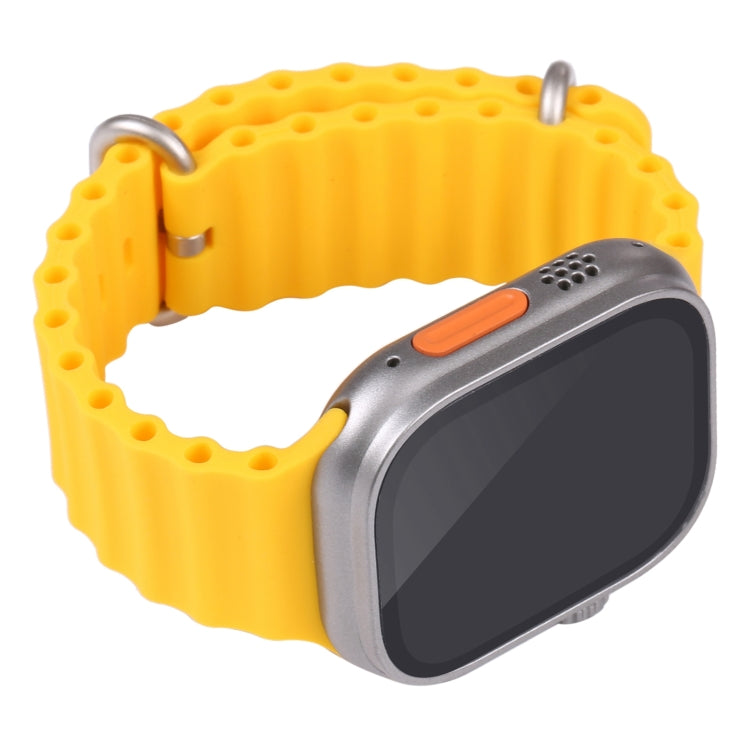 For Apple Watch Ultra 49mm Black Screen Non-Working Fake Dummy Display Model, 49mm Black Screen (Yellow), 49mm Black Screen (Dark Blue), 49mm Black Screen (White)