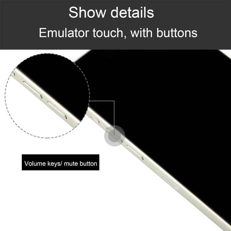 For iPhone 15 Black Screen Non-Working Fake Dummy Display Model, For iPhone 15 Black Screen No Logo