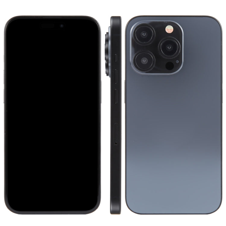 For iPhone 15 Pro Max Black Screen Non-Working Fake Dummy Display Model, For iPhone 15 Pro Max Black Screen No Logo