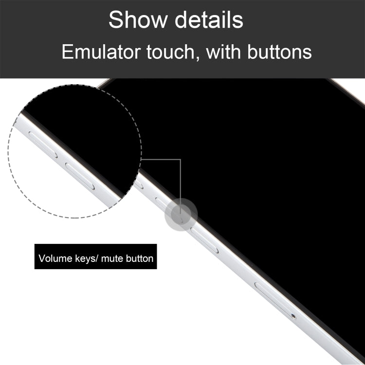 For iPhone 15 Pro Max Black Screen Non-Working Fake Dummy Display Model, For iPhone 15 Pro Max Black Screen No Logo