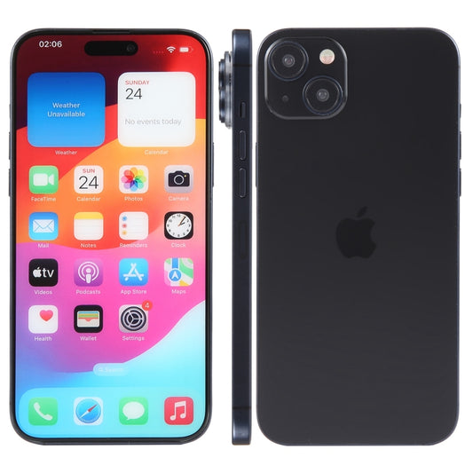 For iPhone 15 Plus Color Screen Non-Working Fake Dummy Display Model