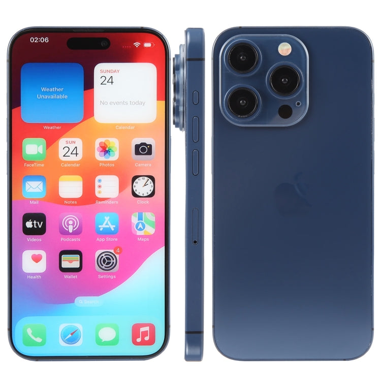 For iPhone 15 Pro Max Color Screen Non-Working Fake Dummy Display Model