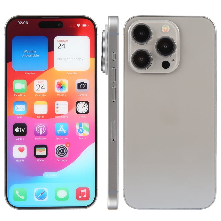 For iPhone 15 Pro Max Color Screen Non-Working Fake Dummy Display Model