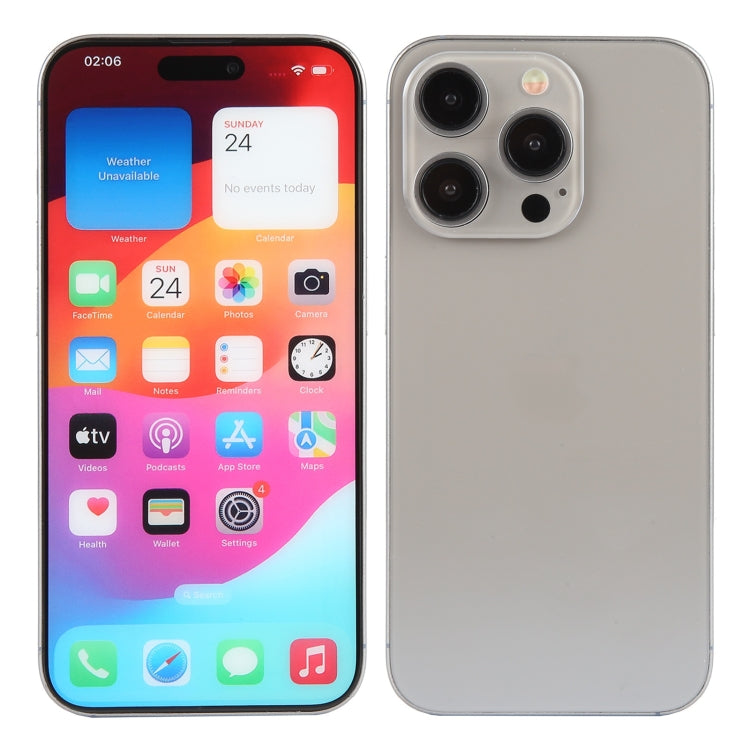 For iPhone 15 Pro Max Color Screen Non-Working Fake Dummy Display Model, For iPhone 15 Pro Max Color Screen