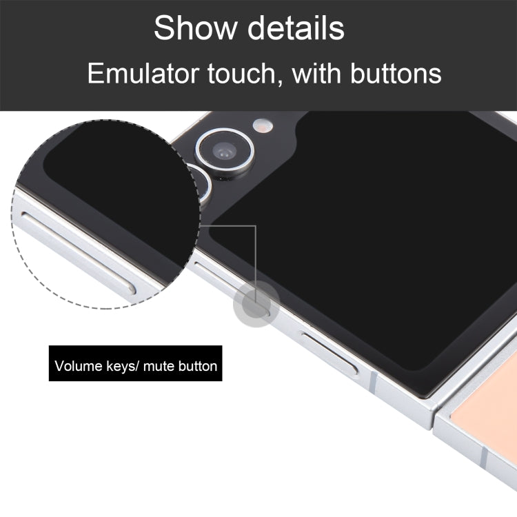 For Samsung Galaxy Z Flip6 Black Screen Non-Working Fake Dummy Display Model