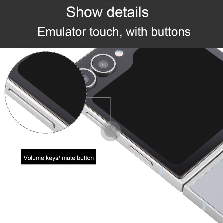 For Samsung Galaxy Z Flip6 Black Screen Non-Working Fake Dummy Display Model