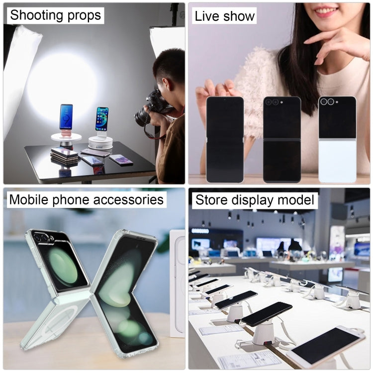 For Samsung Galaxy Z Flip6 Black Screen Non-Working Fake Dummy Display Model, For Samsung Galaxy Z Flip6 Black Screen