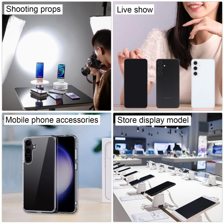 For Samsung Galaxy S24 FE 5G Black Screen Non-Working Fake Dummy Display Model