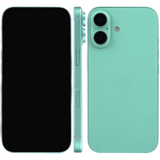 For iPhone 16 Black Screen Non-Working Fake Dummy Display Model, For iPhone 16 Black Screen