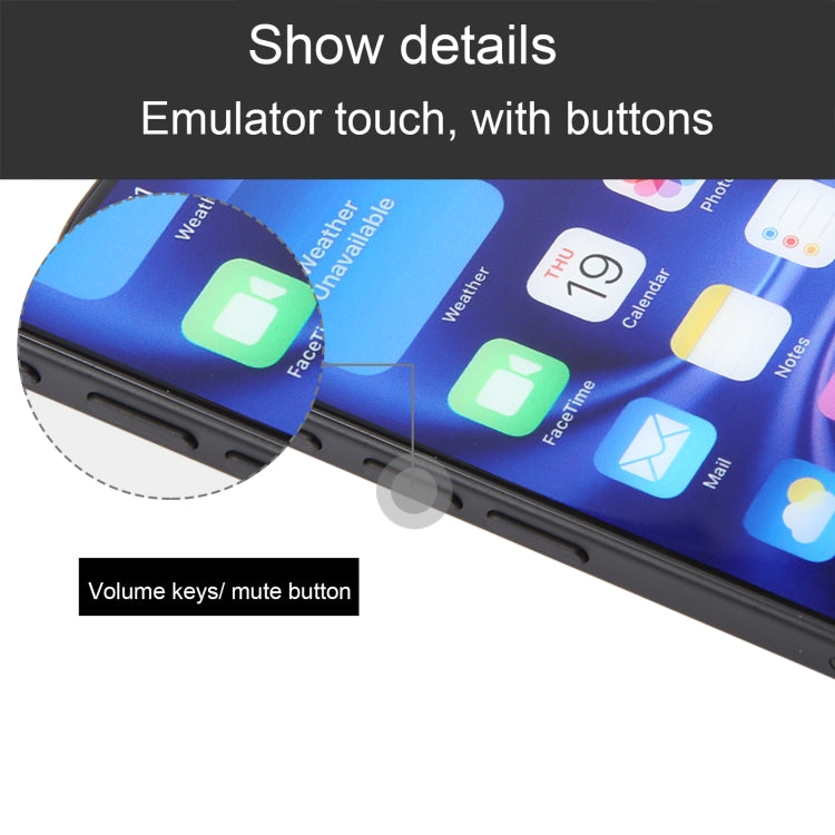 For iPhone 16 Color Screen Non-Working Fake Dummy Display Model