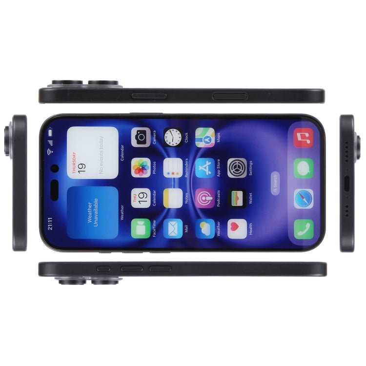 For iPhone 16 Plus Color Screen Non-Working Fake Dummy Display Model