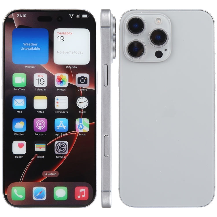 For iPhone 16 Pro Color Screen Non-Working Fake Dummy Display Model