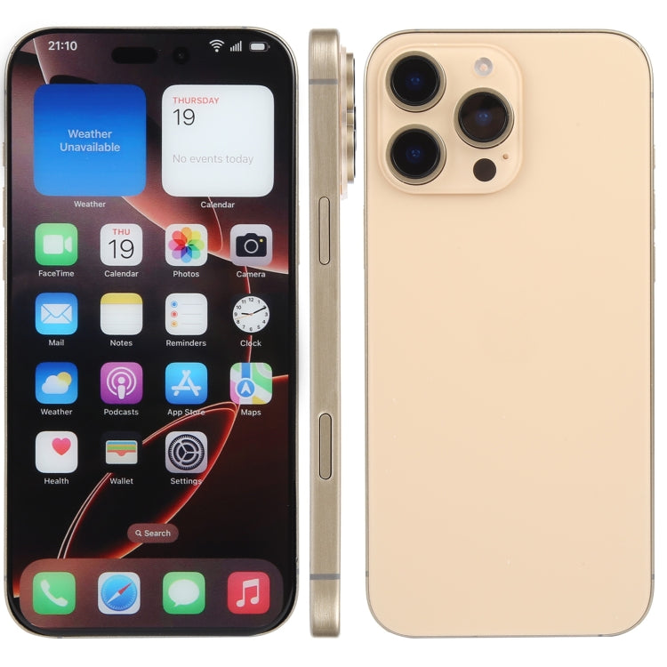 For iPhone 16 Pro Color Screen Non-Working Fake Dummy Display Model