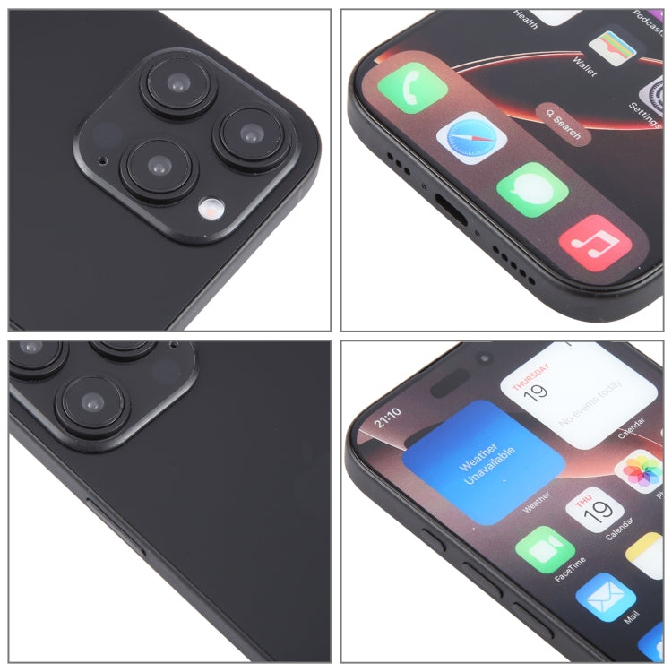For iPhone 16 Pro Max Color Screen Non-Working Fake Dummy Display Model