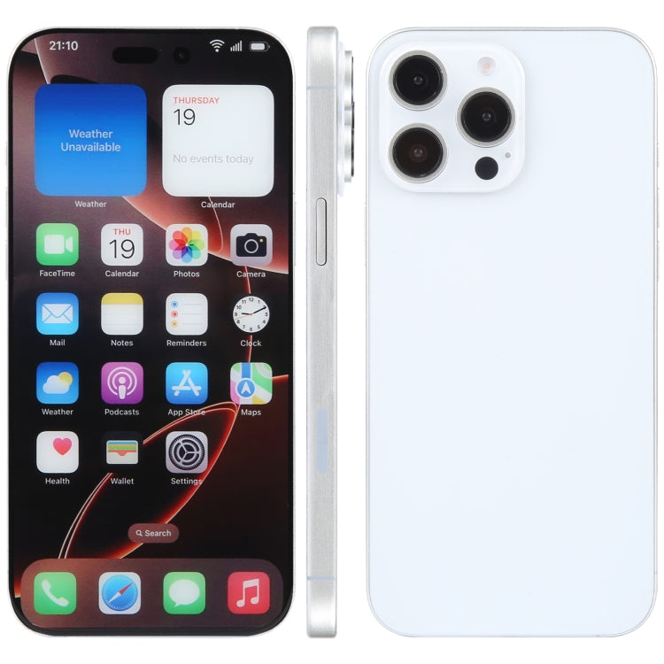 For iPhone 16 Pro Max Color Screen Non-Working Fake Dummy Display Model