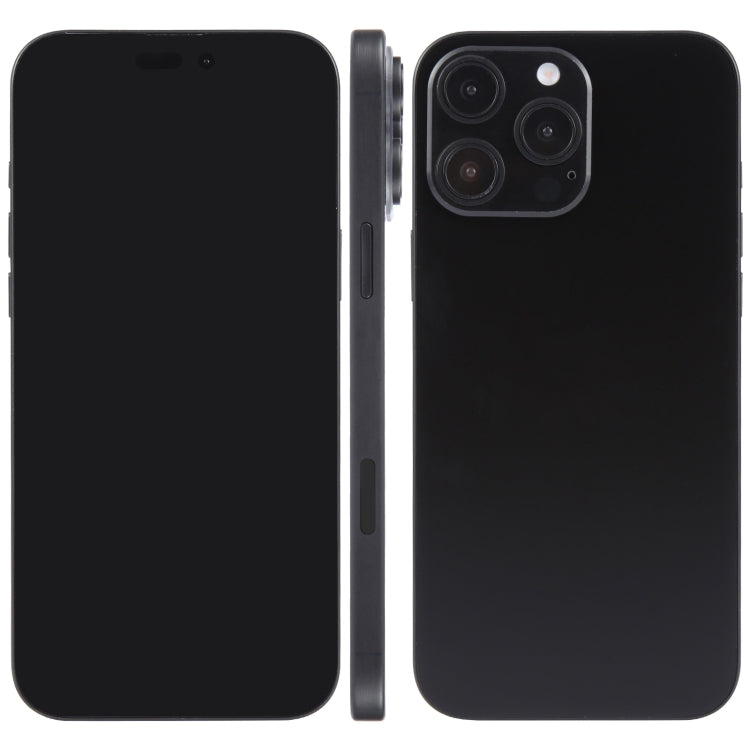 For iPhone 16 Pro Black Screen Non-Working Fake Dummy Display Model, For iPhone 16 Pro Black Screen No Brand