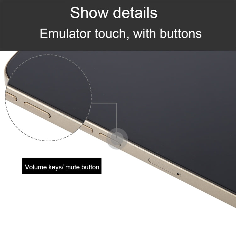 For iPhone 16 Pro Max Black Screen Non-Working Fake Dummy Display Model
