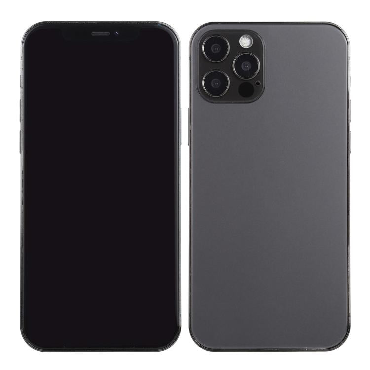 Black Screen Non-Working Fake Dummy Display Model for iPhone 12 Pro Max, Light Version, For iPhone 12 Pro Max Black Screen Light Version