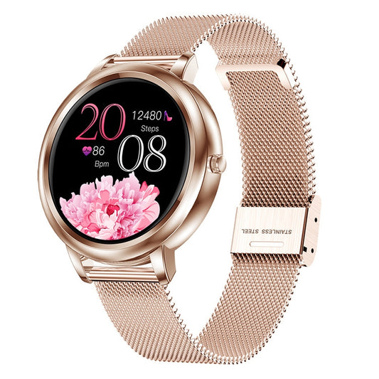 1.09 inch IPS Color Screen IP67 Waterproof Smart Watch, Support Sleep Monitoring / Heart Rate Monitoring / Blood Pressure Monitoring / Multi-sports Mode, Style: Steel Strap