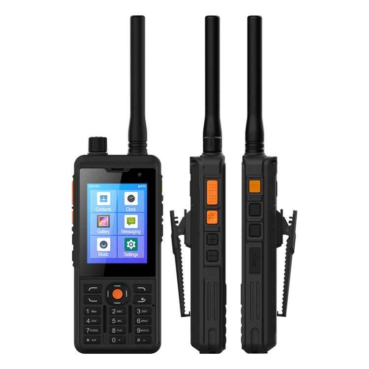 IP65 Waterproof Dustproof Shockproof, 5300mAh Battery, 2.8 inch Android 9.0 MTK6739 Quad Core up to 1.3GHz, Network: 4G, PTT