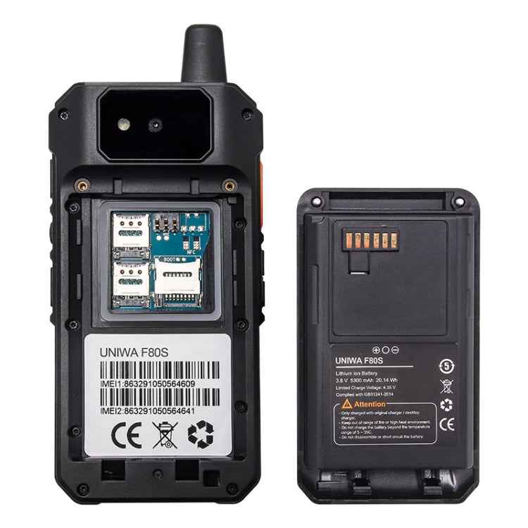 Waterproof Dustproof Shockproof, 5300mAh Battery, 2.4 inch Android 10 Spreadtrum SL8541E Quad Core up to 1.4GHz, Network: 4G, Dual SIM, PoC, SOS