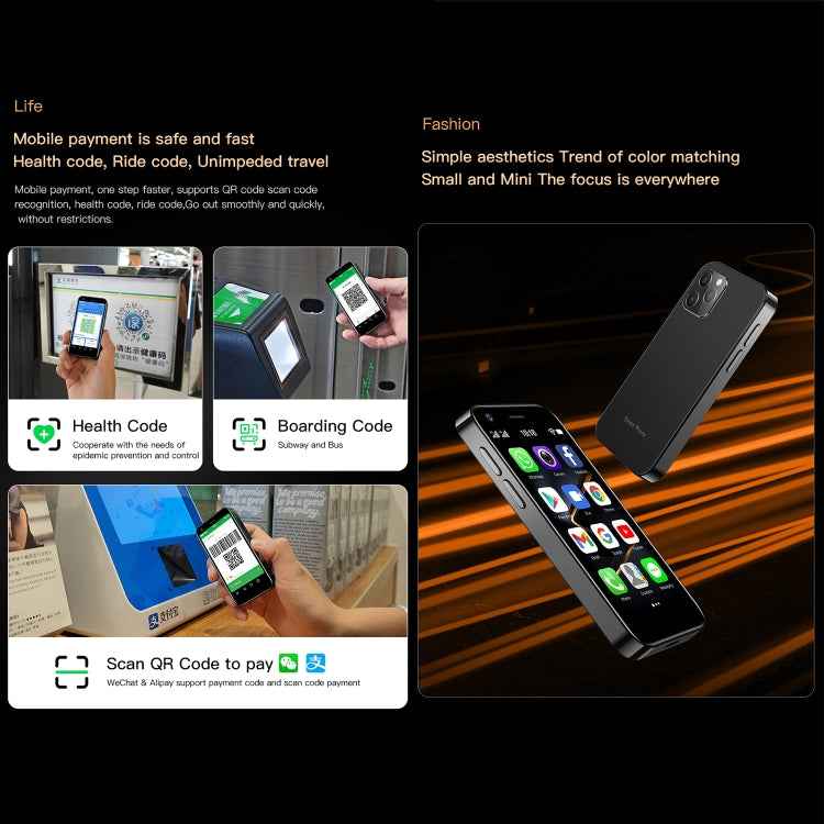 SOYES XS12 Pro, 4GB+64GB 3.0 inch Android 10.0 MTK6750 Octa Core, Bluetooth, WiFi, FM, OTG, Network: 4G, Dual SIM, Support Google Play