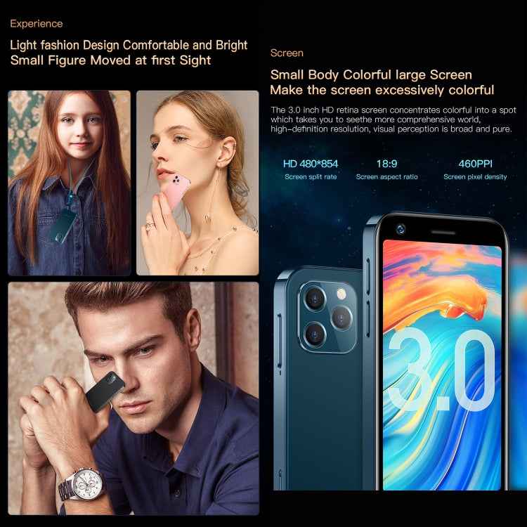 SOYES XS12 Pro, 4GB+64GB 3.0 inch Android 10.0 MTK6750 Octa Core, Bluetooth, WiFi, FM, OTG, Network: 4G, Dual SIM, Support Google Play