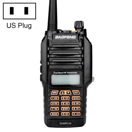BaoFeng BF-UV9R Plus 10W Waterproof Dual Band Radio Handheld Antenna Walkie Talkie, US Plug, BF-UV9Rplus US Plug