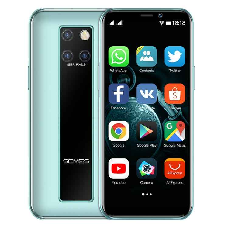 Face Identification, 3.46 inch Android 9.0 MTK6739CW Quad Core up to 1.28GHz, Dual SIM, Bluetooth, WiFi, GPS, Network: 4G