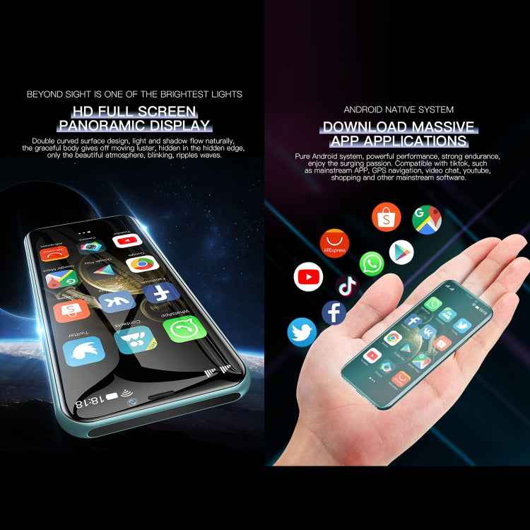 Face Identification, 3.46 inch Android 9.0 MTK6739CW Quad Core up to 1.28GHz, Dual SIM, Bluetooth, WiFi, GPS, Network: 4G