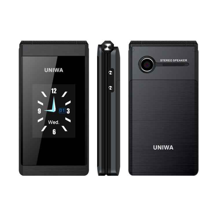 2.8 inch + 1.77 inch, MT6261D, Support Bluetooth, FM, SOS, GSM, Dual SIM