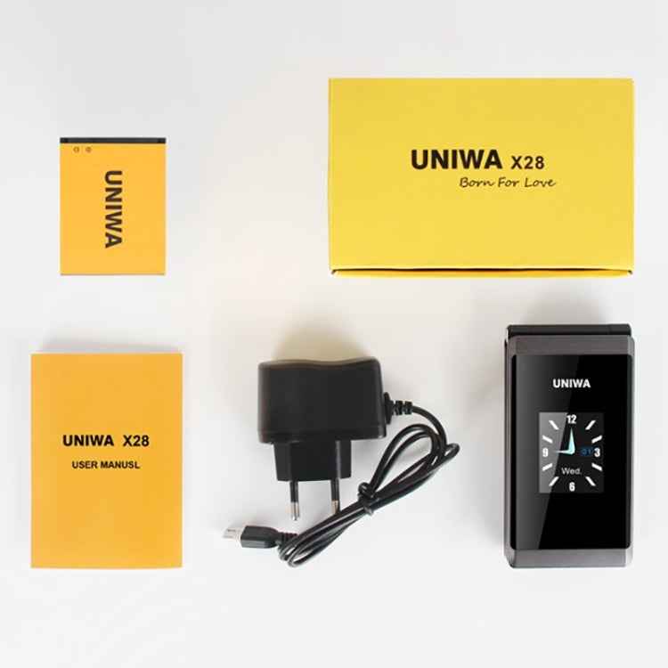 2.8 inch + 1.77 inch, MT6261D, Support Bluetooth, FM, SOS, GSM, Dual SIM