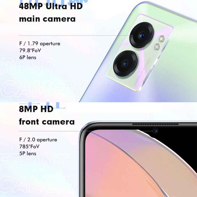 Dual Back Cameras, Side Fingerprint Identification, 5000mAh Battery, 6.58 inch Realme UI 3.0 / Android 12 MediaTek Dimensity 810 Octa Core up to 2.4GHz, Network: 5G, Support Google Play