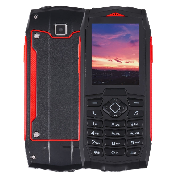 IP68 Waterproof Dustproof Shockproof, 2.4 inch, MTK6261D, 2000mAh Battery, SOS, FM, Dual SIM