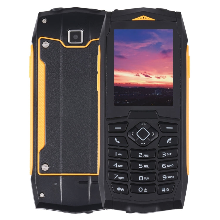 IP68 Waterproof Dustproof Shockproof, 2.4 inch, MTK6261D, 2000mAh Battery, SOS, FM, Dual SIM