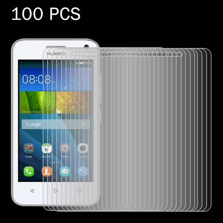 50 PCS for Huawei Y3 0.26mm 9H Surface Hardness 2.5D Explosion-proof Tempered Glass Film, No Retail Package