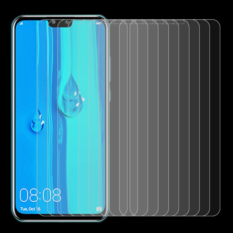 10 PCS 0.26mm 9H 2.5D Explosion-proof Tempered Glass Film for Huawei Y9 (2019) / Enjoy 9 Plus, For Huawei Y9 (2019) / Enjoy 9 Plus (10 PCS)