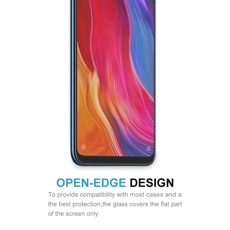 50 PCS 0.26mm 9H 2.5D Tempered Glass Film for Xiaomi Mi 8