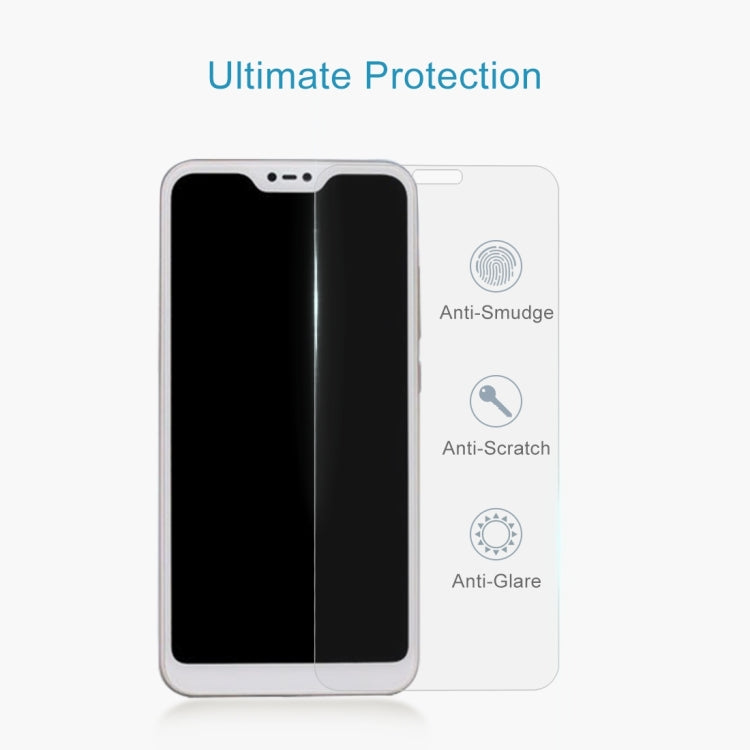100 PCS 0.26mm 9H 2.5D Tempered Glass Film for Xiaomi Redmi 6 Pro / Mi A2 Lite