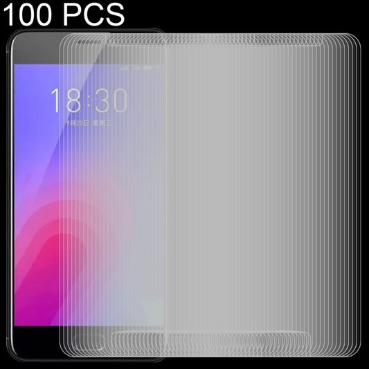 100 PCS 0.26mm 9H 2.5D Tempered Glass Film for Meizu M6, For M6(100 PCS)