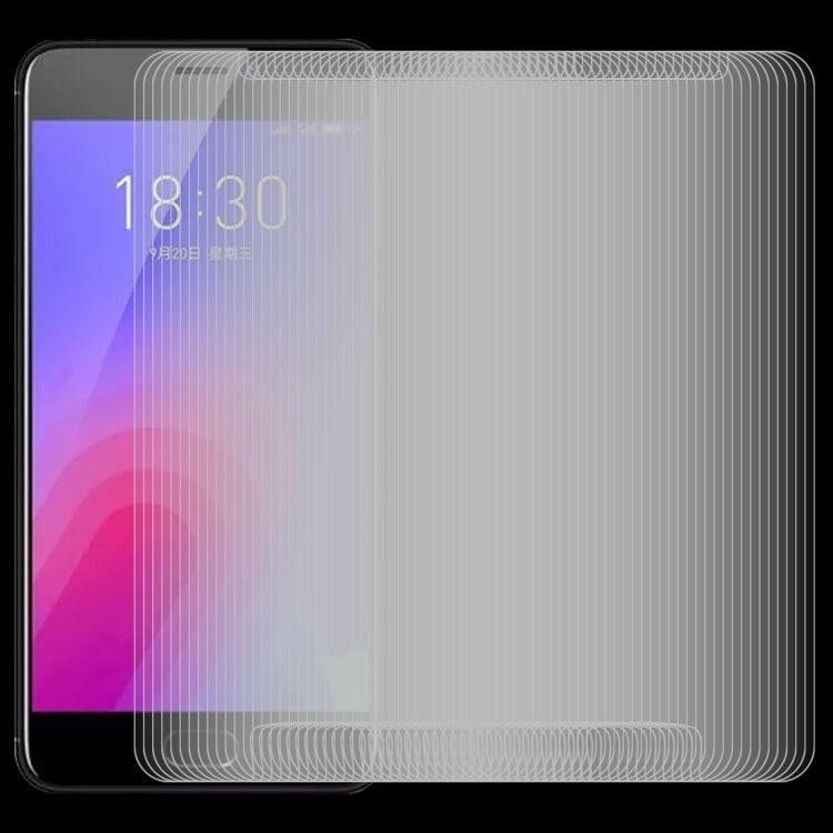 100 PCS 0.26mm 9H 2.5D Tempered Glass Film for Meizu M6, For M6(100 PCS)