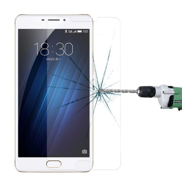 For Meizu M3 Max / Meilan Max 0.26mm 9H Surface Hardness Explosion-proof Non-full Screen Tempered Glass Screen Film, For M3 Max / Meilan Max