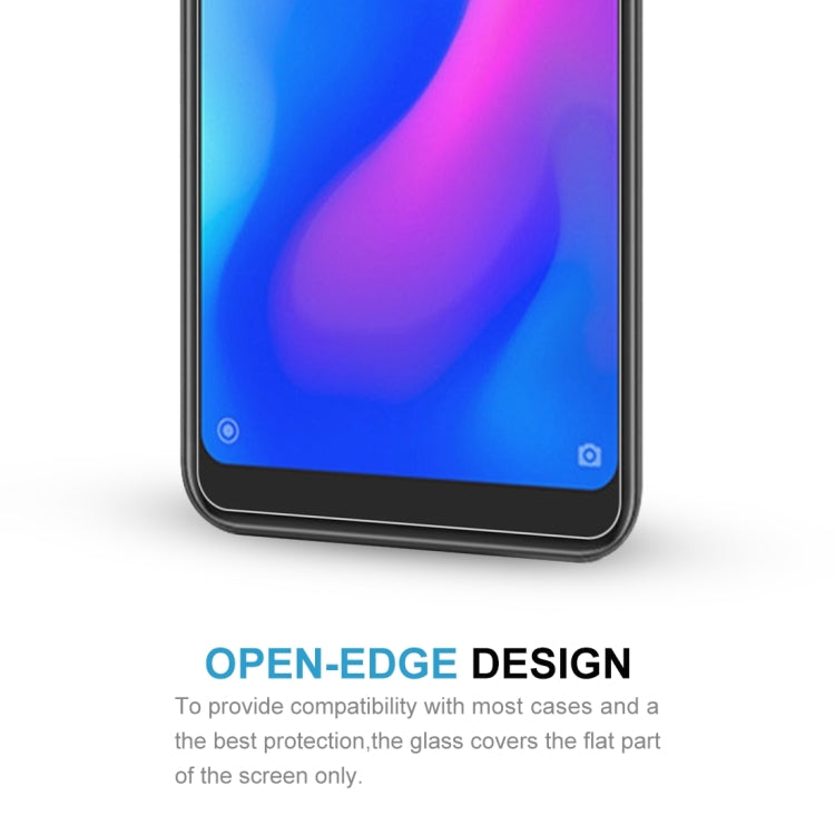 100 PCS 0.26mm 9H Surface Hardness 2.5D Curved Edge Tempered Glass Film for Xiaomi Redmi Note 6