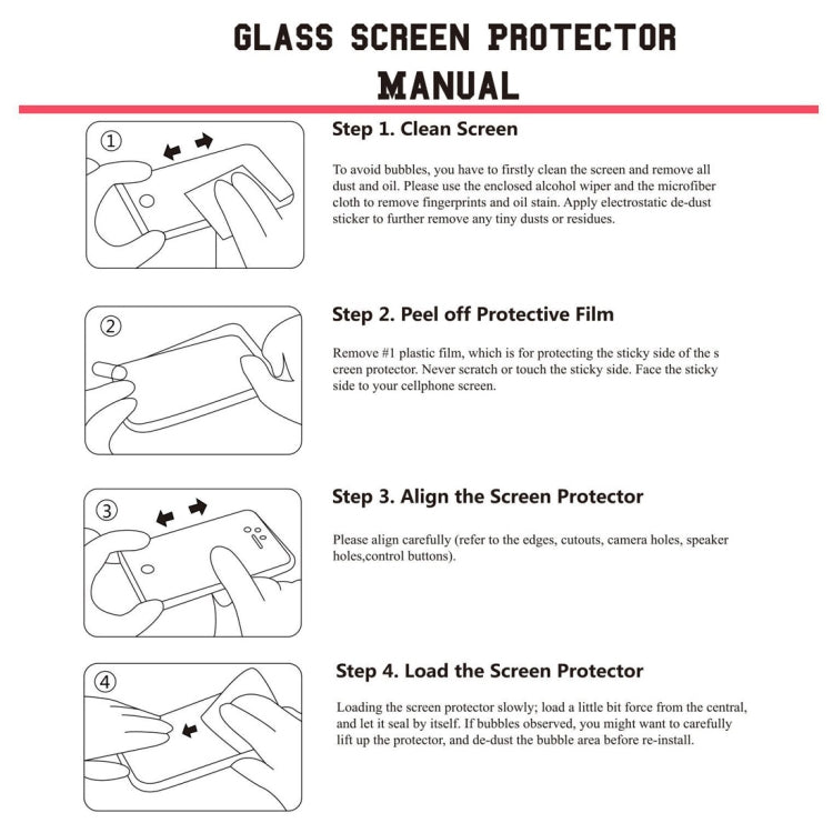 ENKAY Hat-prince Full Glue 0.26mm 9H 2.5D Tempered Glass Film for Huawei Mate 20 Lite, For Huawei Mate 20 Lite (1 PC)