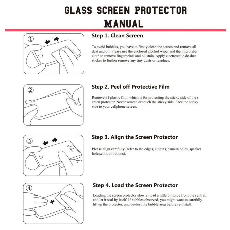 2 PCS ENKAY Hat-prince 0.26mm 9H  2.5D Curved Edge Tempered Glass Film for OnePlus 6T & 7, For OnePlus 6T & 7 (2 PCS)